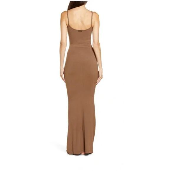SKIMS Soft Lounge Long Slip Dress Oxide - Picture 2 of 8
